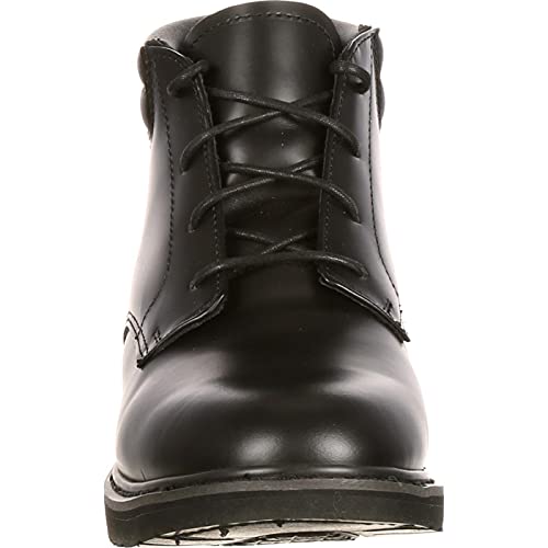 ROCKY Polishable Dress Leather Chukka, Black, Size 15(ME) - Image 4