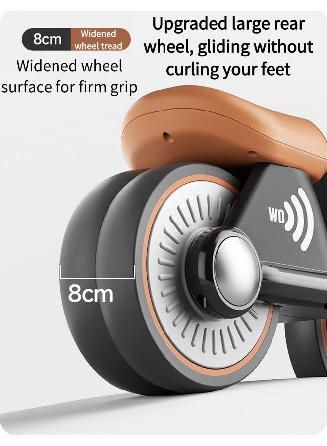 جني ثروة ألعاب ركوب دراجة توازن للأطفال لعبة عجلات صامتة لعبة ركوب لعبة مشي للأطفال دراجة للأطفال الصغار أسود | ألعاب وهوايات | إلكترونية، تعمل بالبطارية واللف | تعمل بالبطارية | 1 دراجة توازن للأطفال - Image 5