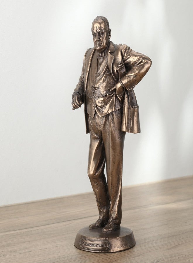 Veronese Design British Prime Minister Winston Churchill Bronze Finished Statue - Image 3