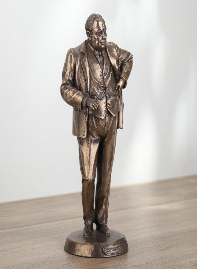 Veronese Design British Prime Minister Winston Churchill Bronze Finished Statue - Image 5