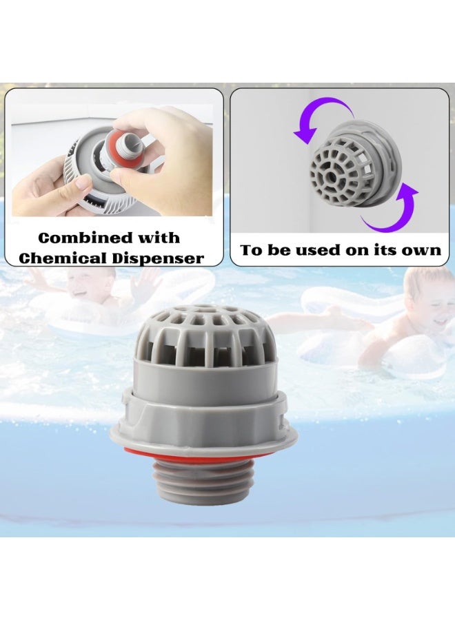 Chemical Chlorine Dispenser for Pool Hot Tub Spa Parts for SaluSpa Top Debris Screen Strainer Replacement with Seal Filter Replacement Only for Bestway and Coleman Lay-Z-Spa P00260 - Image 4