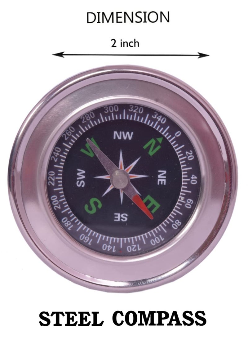 DIETURY DIETURY Iron Filling Powder 200g with 2 Inch Strong Magnet 2 Inch Steel Compass  - Image 4