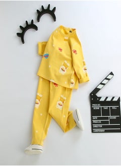 Grain Teddy Bear Printed Pyjama Set Yellow - pzsku/Z9F5576D4963B1E62684AZ/45/_/1669753894/969d37fb-0ab9-4bcd-b188-c424af1fb9ab