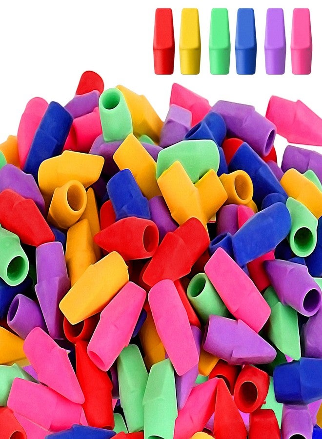Fainne 1000 Pcs Pencil Eraser Caps Bulk Pencil Eraser Tops Valentine Party Favors Back to School Supplies No Latex for Kids Rewards Gifts for Classroom Prizes Teacher Art Drawing Supply(Bright Color) - Image 1