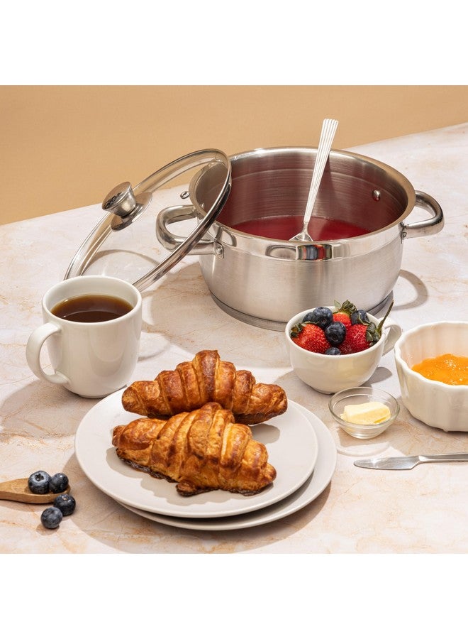 VINOD وعاء صلصة فينود ذو لونين (20 سم، 3 لترات) مع غطاء زجاجي - Image 3