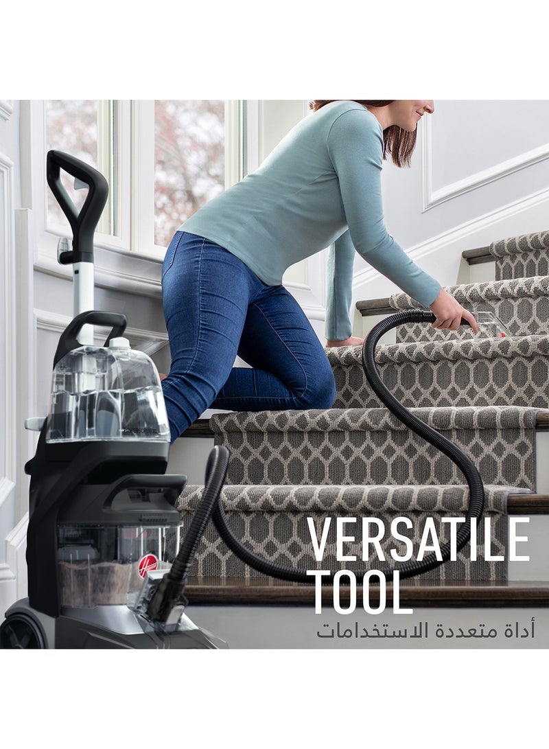 Hoover Power Scrub XL+ Carpet Washer, SpinScrub Technology, Large Capacity Tank, Quick Drying, For Carpet & Hard Floors (CDCW-PSME) 4.5 L 1200 W CDCW-PSME Black/Silver - Image 5