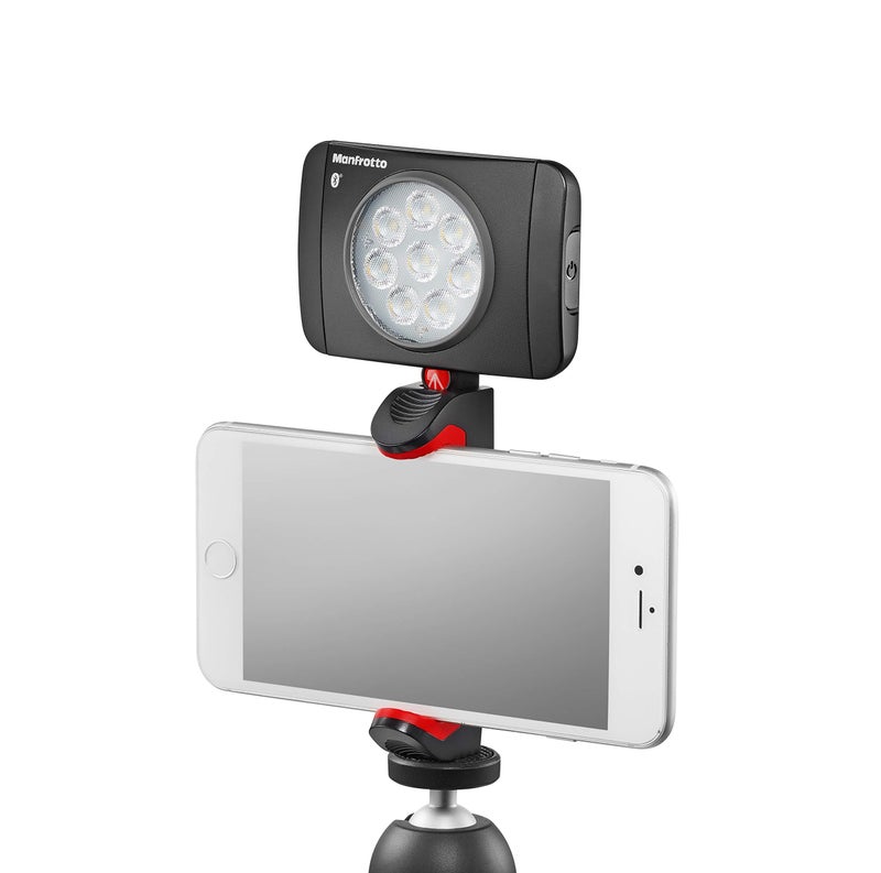 Manfrotto Manfrotto Double Lock Clamp with Cold Shoe for Universal/Smartphones - Black (MCPIXI) - Image 5