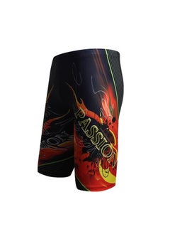 Swimming Trunks Men's Double-layer Sports Plus Size Five-point Trunks Swimming Trunks Quick-drying Hot Spring Swimming Trunks Racing Pants Wholesale-Color:18-