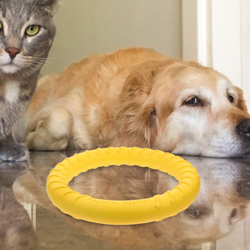 Large Tough Rubber Ring Chew Toy For Aggressive Chewers Medium Dogs Puppy Teething - Image 5