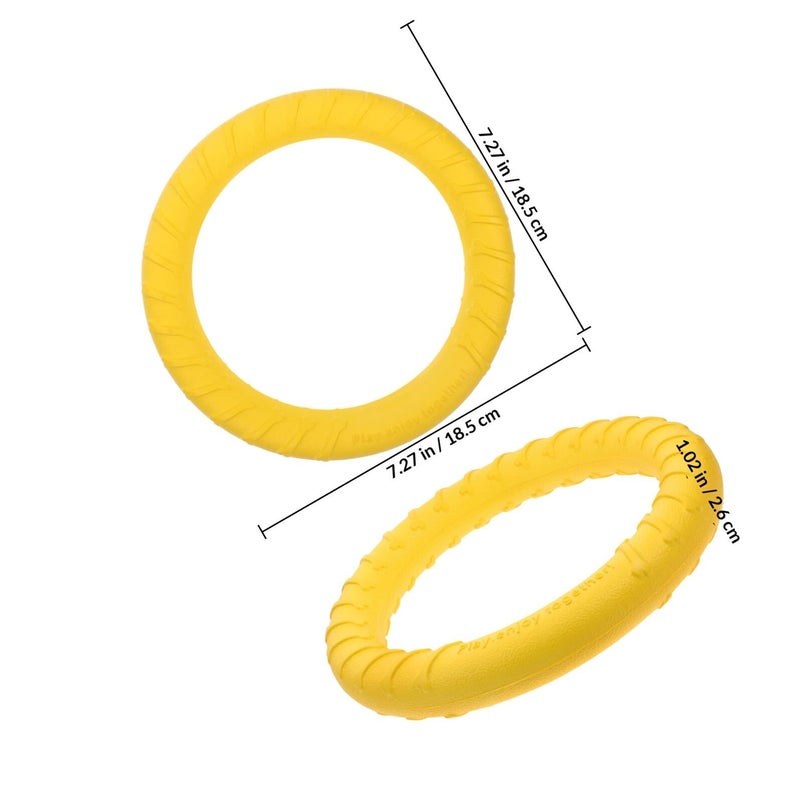 Large Tough Rubber Ring Chew Toy For Aggressive Chewers Medium Dogs Puppy Teething - Image 3
