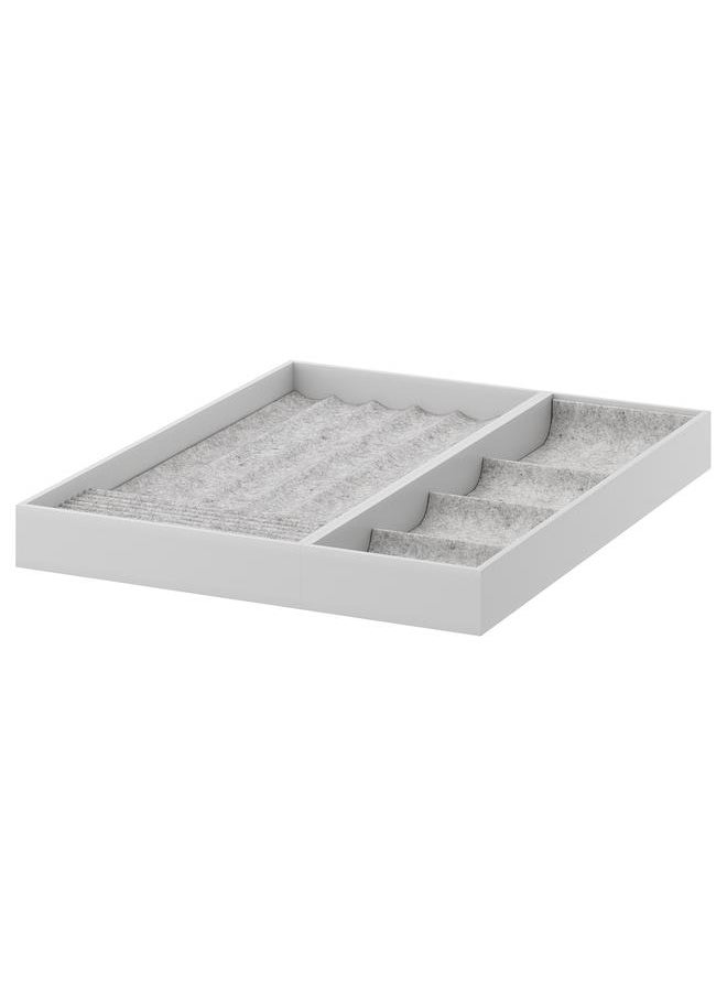 erorex Insert for pull-out tray, light grey, 50x58 cm  - Image 1