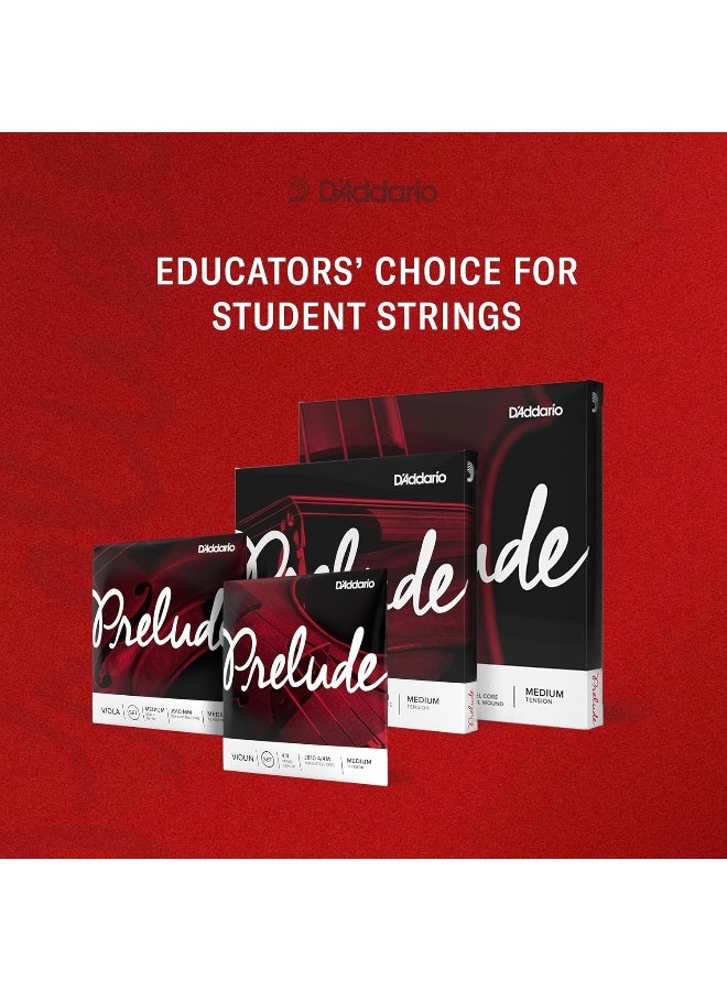 D'Addario Prelude Violin String Set - 1/4 Scale, Medium Tension - Image 3