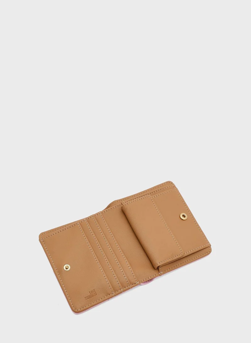 Love Moschino Pleated  Wallet