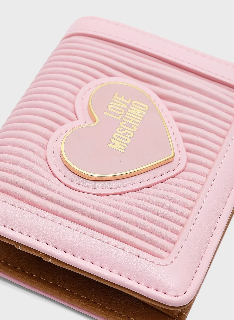 Love Moschino Pleated  Wallet