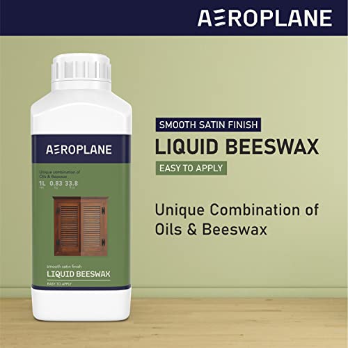 AEROPLANE - Liquid Beeswax - VOC Free & Non-Toxic Beeswax Wood Conditioner | 1 LTR - Image 2