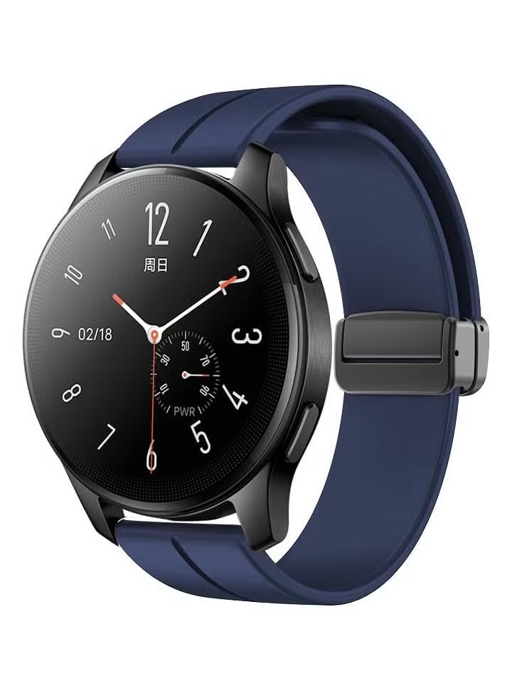 MIGOFAST Magnetic Watch Band 22mm  Quick Release  Skin Friendly Soft Silicone Sport Watch Band for Men - Image 3