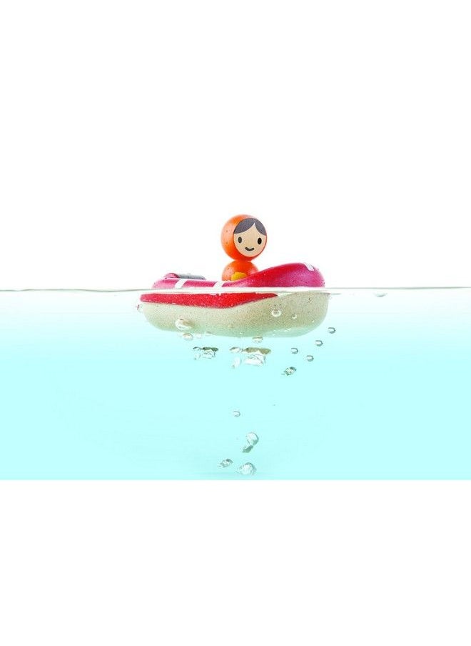 PlanToys Coastguard Bath And Water Play Toy (5668) ; Sustainably Made From Rubberwood And Nontoxic Paints And Dyes ; Ecofriendly Planwood  - Image 3