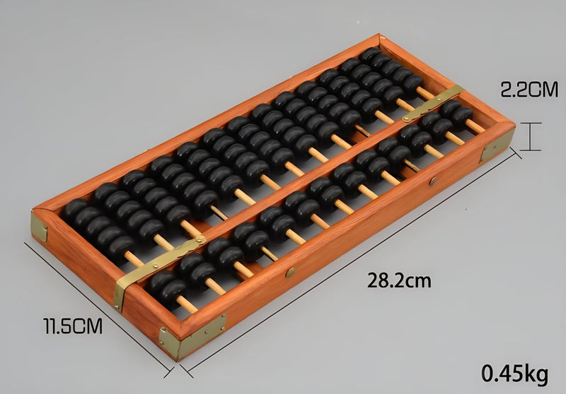 MAGIKON Vintage-Style Chinese Wooden Abacus, Chinese Lucky Calculator - Image 5