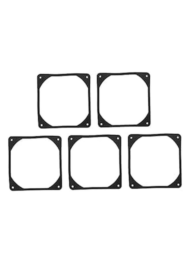 5 Pcs Computer Fan Noise Reduction Rubber Gaskets Vibration Absorption Cooling Pads Easy Installation - Image 1