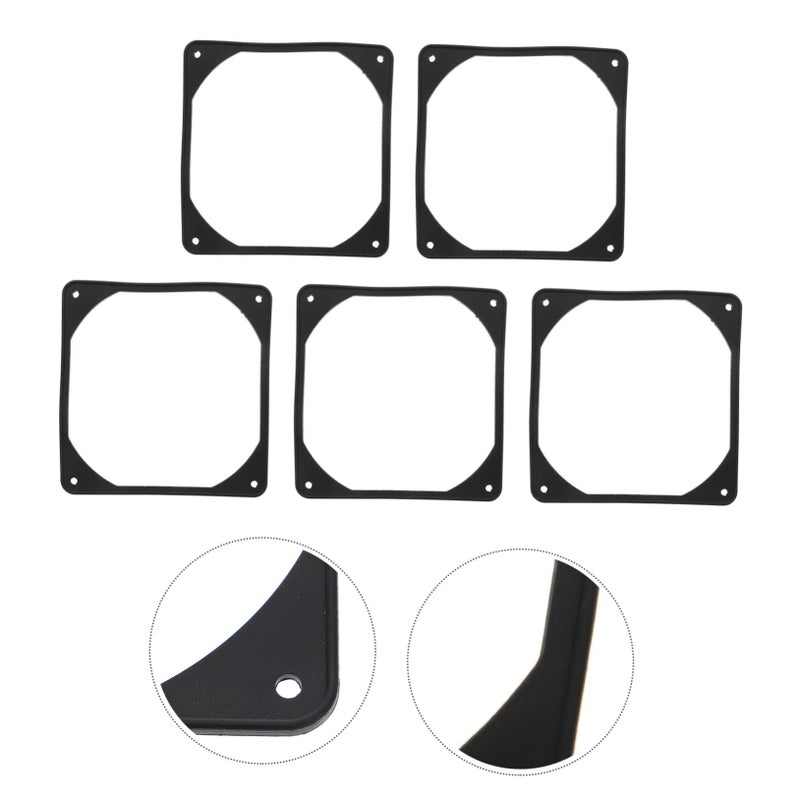 5 Pcs Computer Fan Noise Reduction Rubber Gaskets Vibration Absorption Cooling Pads Easy Installation - Image 5