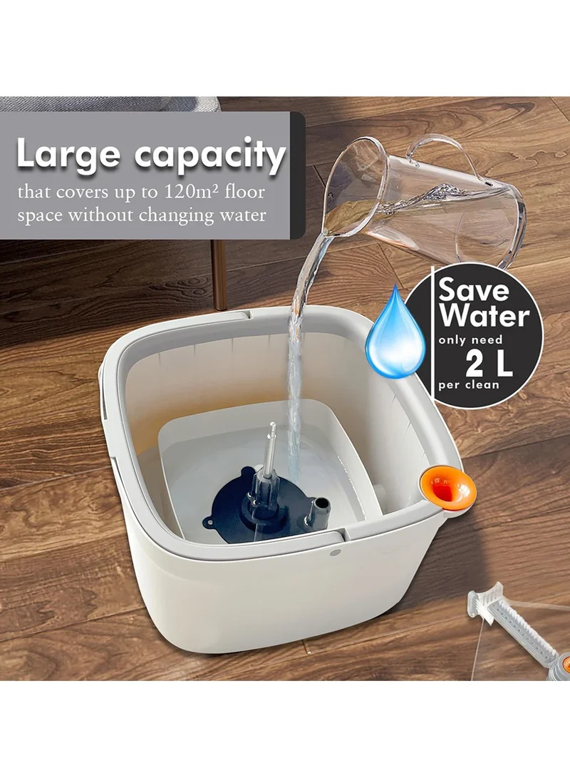 Quesera  SpinSmart Floor Care Kit- PREMIUM MOP AND BUCKET SET  | Best Price UAE