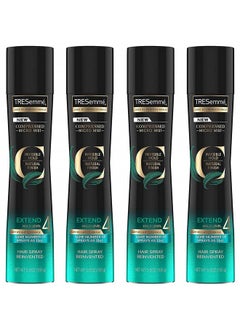 Tresemme Compressed Micro Mist Hair Spray Extend Hold Level 4 Net Wt. 5.5 Oz (155 G) Per Can Pack Of 4 Cans