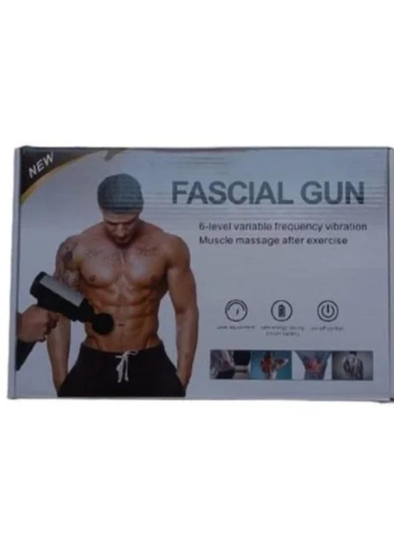 EMZJ Deep Tissue Massager Imported 5 Massage Heads Rotary Switch Facial Gun  - Image 1
