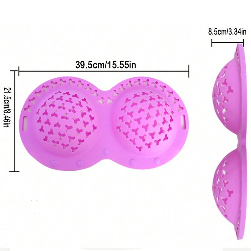 Silicone Durable Bra Laundry Bag, Underwear Washing Bag, Cleaning Bag, Anti-Deformation Mesh Bag, Special for Washing Machines, Machine Washable - Image 5