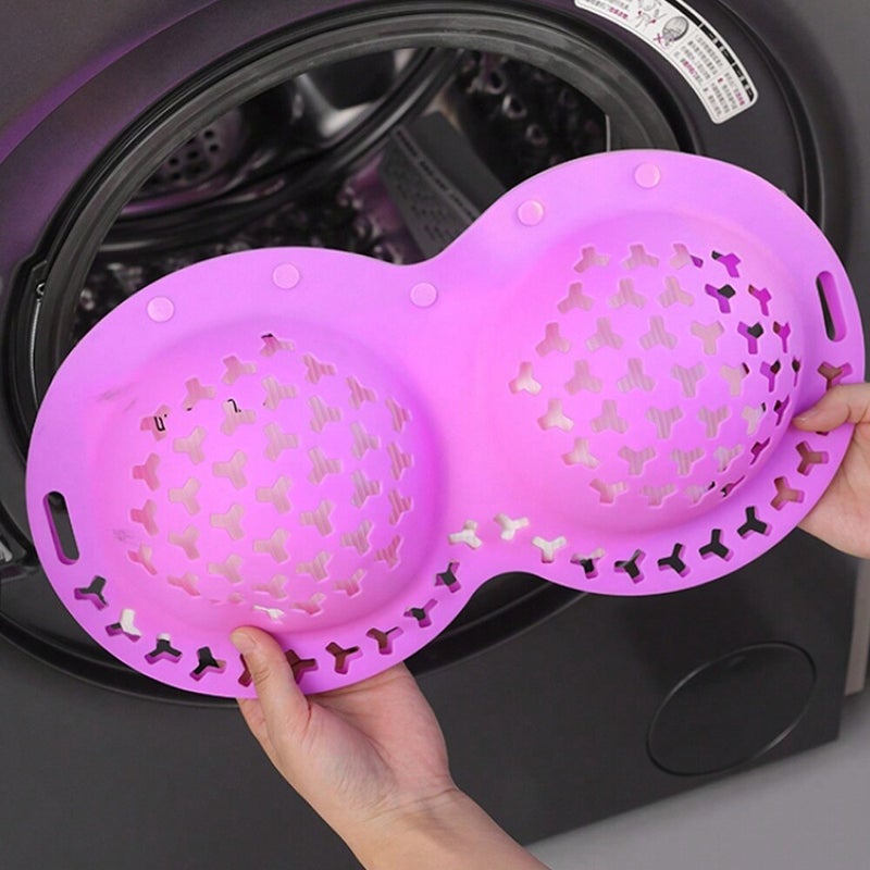 Silicone Durable Bra Laundry Bag, Underwear Washing Bag, Cleaning Bag, Anti-Deformation Mesh Bag, Special for Washing Machines, Machine Washable - Image 2