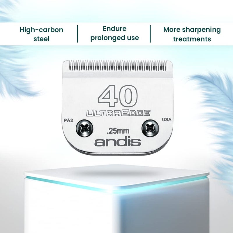 Andis Ultra Edge Carbon-Infused Steel Detachable Pet Dog Grooming Clipper Ceramic Blade | Perfect fo - Image 5