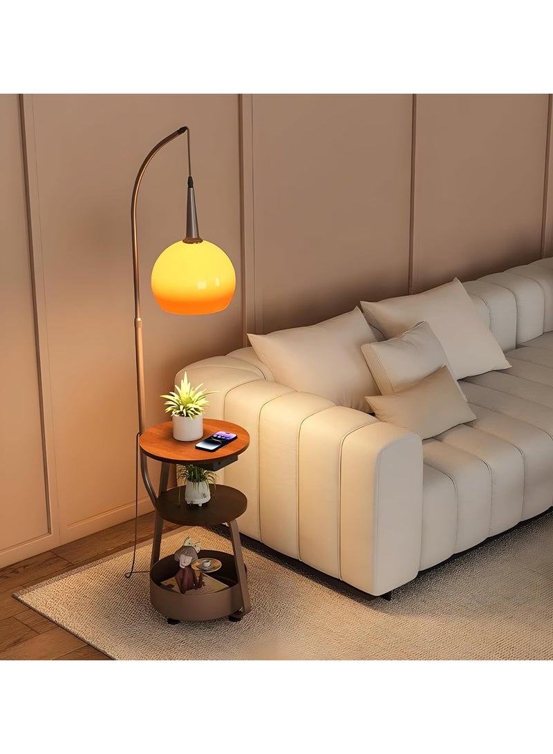 DubaiGallery Floor Lamp Multifunctional Floor Lamps Height Adjustable Vertical Lamp Decorative Tall Lamps Corner 2 Desk + 1 Storage Cube - Image 2