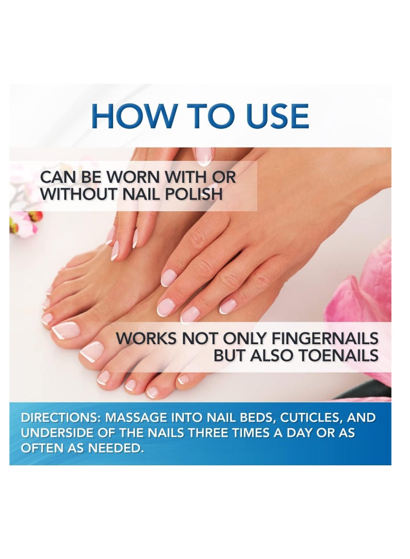 Onyx Professional Hard As Hoof Nail Strengthening Cream with Coconut Scent Nail Strengthener, Nail Growth & Cuticle Softener Cream Stops Splits, Chips, Cracks & Strengthens Nails, 1 oz  - Image 5