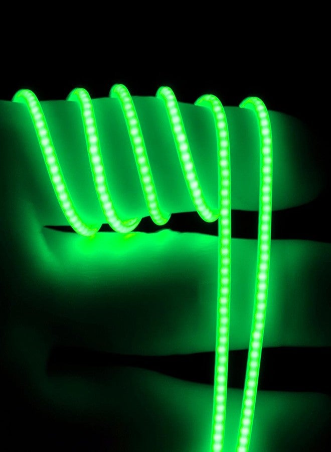 شريط إضاءة LED من قطعتين من AOLTNRC لسيارات التحكم عن بعد، طقم إضاءة مرن قابل للقص، متوافق مع موديلات سيارات الزحف TRX4M SCX24 بمقياس 1/18 و1/24، ملحقات ترقية (قطعتان باللون الأخضر) - Image 5