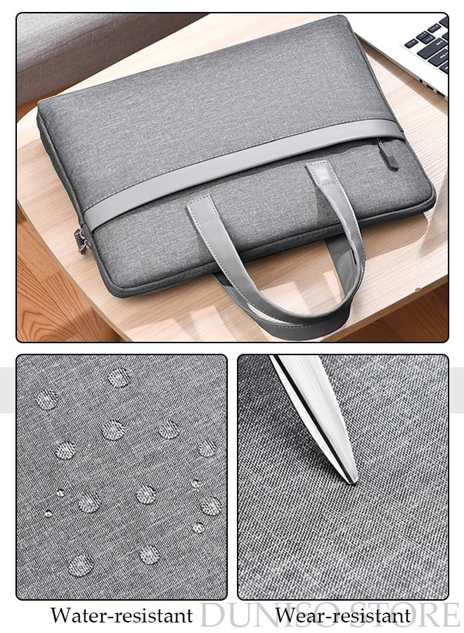 DUNISO 14 Inch Laptop Bag Lightweight Computer Bag Travel Business Briefcase Water Resistance Shoulder Messenger Bag for Men and Women Work Office - Image 4