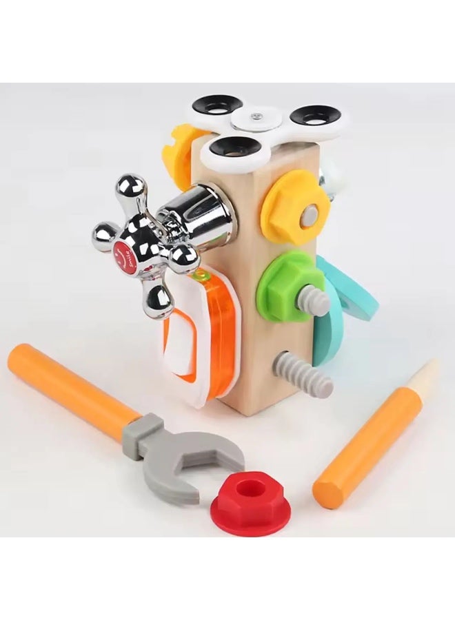 Factory Price Factory Price  7 in 1 Woodem Sensory Tool Kit with Various Activity  - Image 4