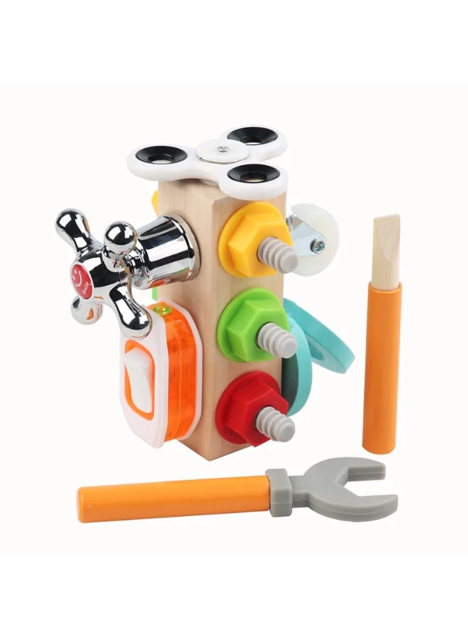 Factory Price Factory Price  7 in 1 Woodem Sensory Tool Kit with Various Activity  - Image 2