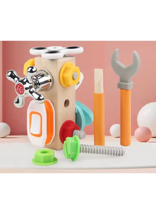 Factory Price Factory Price  7 in 1 Woodem Sensory Tool Kit with Various Activity  - Image 5