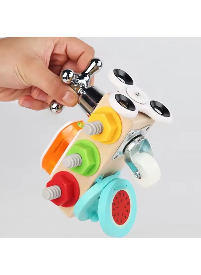 Factory Price Factory Price  7 in 1 Woodem Sensory Tool Kit with Various Activity  - Image 3
