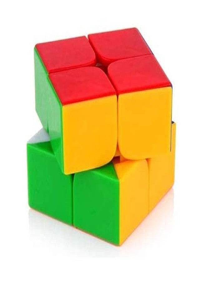 SEE Cubes Combo Cube Set of 2X2 and 4X4 Stickers Less and high Smooth Cube. Multi Color. - Image 3