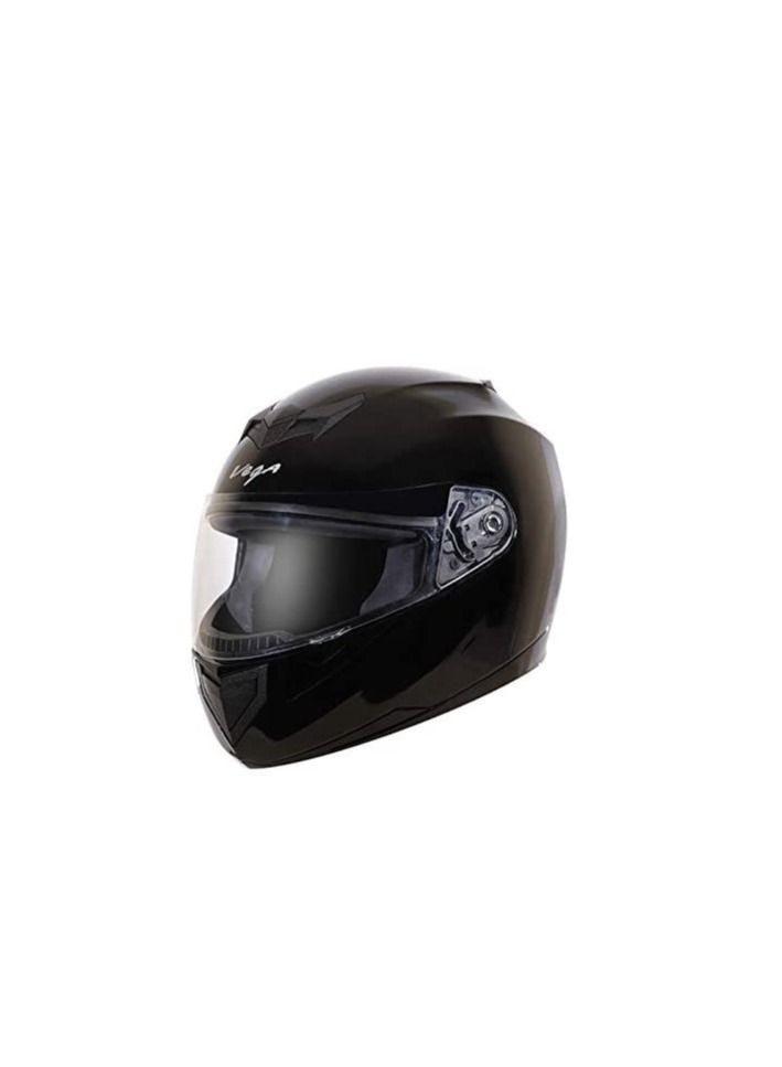 Vega Vega Edge Full Face Helmet for Bike Riders Black - Large  - Image 1