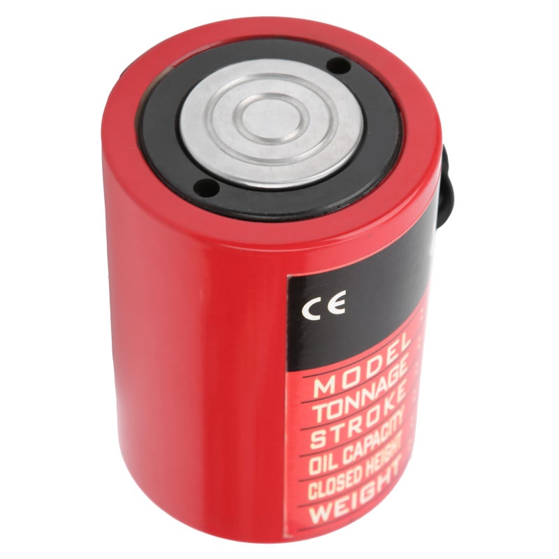 Hydraulic Cylinder 10T 50mm Stroke Red - Threaded ZG3/8in Connector 45# Steel for Industry - Image 5