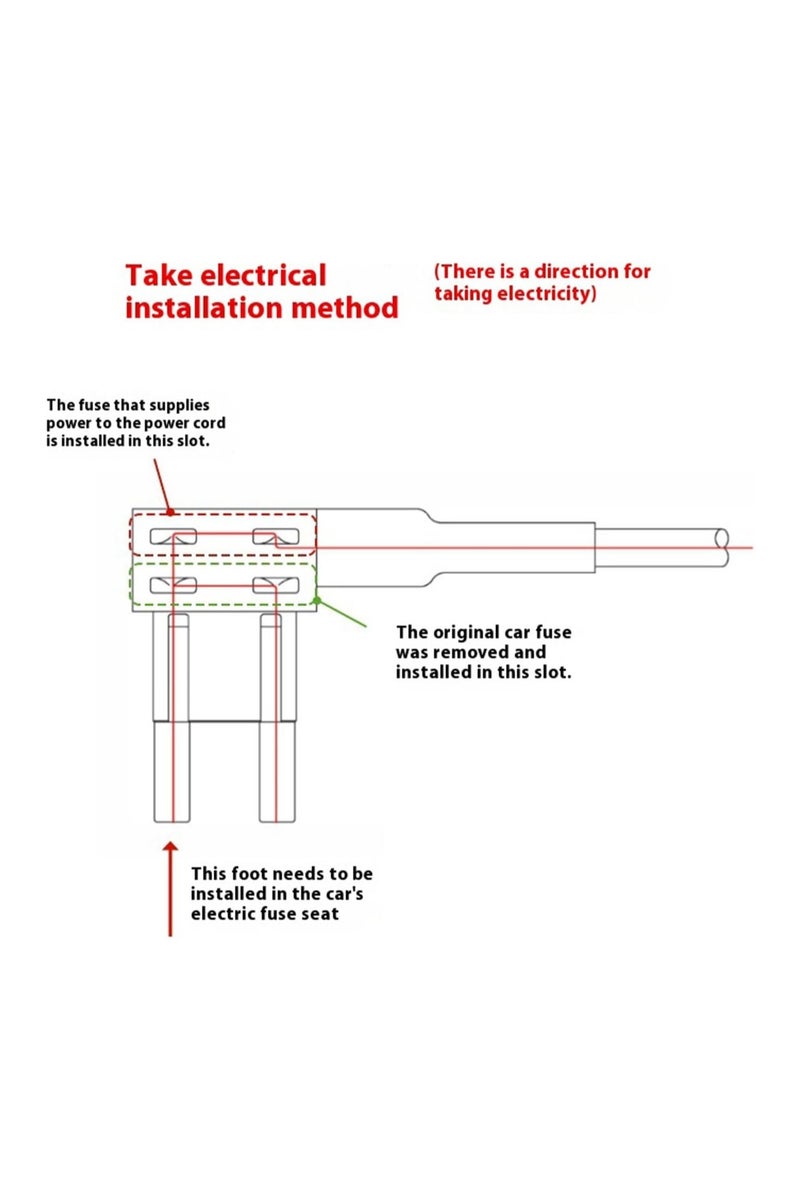 Hardwire Kit,for Dashcam DC 12-24V to 5V/3A Low Voltage Protection 24h Parking Surveillance Equipped with a small power connec,Dash Cam Hardwire Kit,Car Dash Camera Type C Charger Hard Wire Kit - Image 3