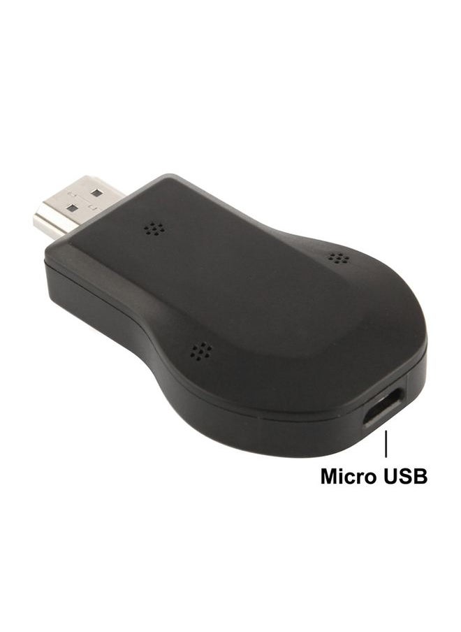 Generic - M2 Android 1080P Ezcast HDMI Dongle / HDMI AirPlay DLNA WIFI Displayer Receiver for Android OS / iOS / MAC OS / Windows Devices, Support Sharing Online to TV WIFI Display(Black) - Image 1