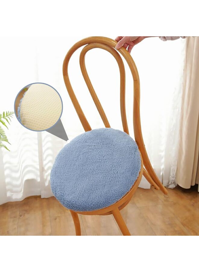 وسائد مقاعد دائرية لكراسي الطعام، مناسبة لكراسي المطبخ، مانعة للانزلاق، قابلة للغسل، قابلة للإزالة، مناسبة لغرفة المعيشة والمكتب - Image 4