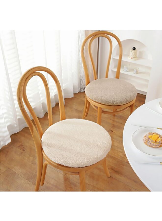 وسائد مقاعد دائرية لكراسي الطعام، مناسبة لكراسي المطبخ، مانعة للانزلاق، قابلة للغسل، قابلة للإزالة، مناسبة لغرفة المعيشة والمكتب - Image 2