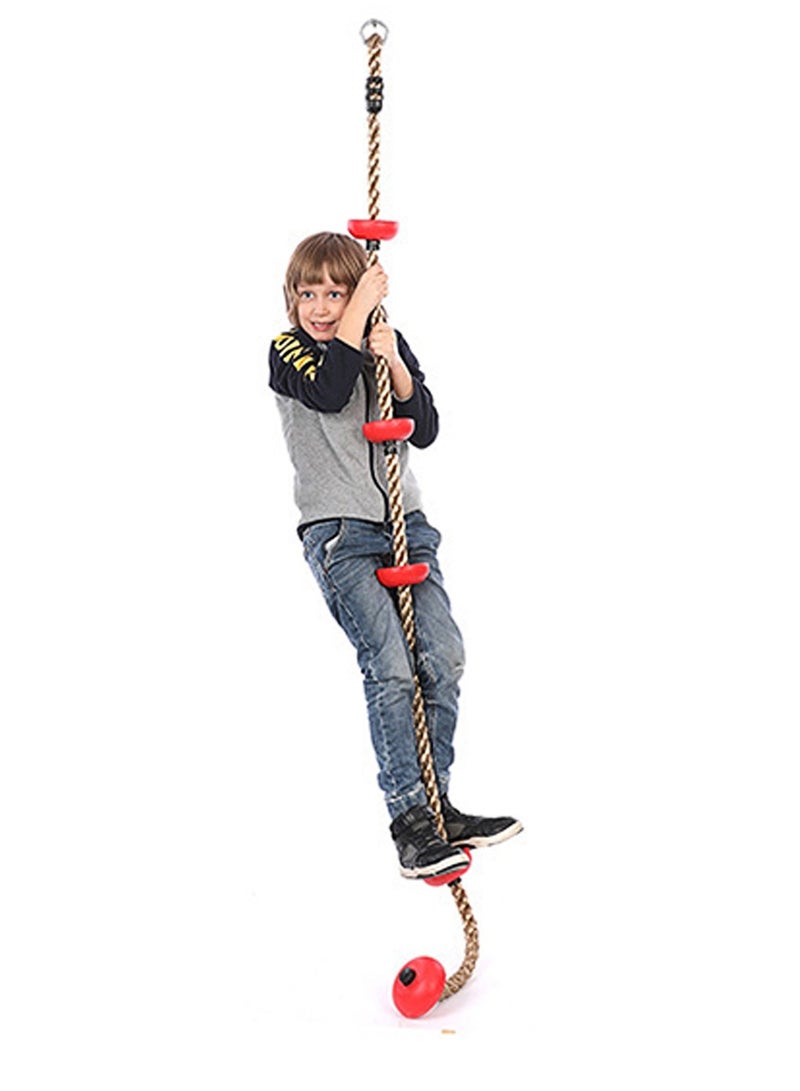 Tree Climbing Frame Kids Climbing Rope, Outdoor Obstacle Course Climbing Kit - Image 1