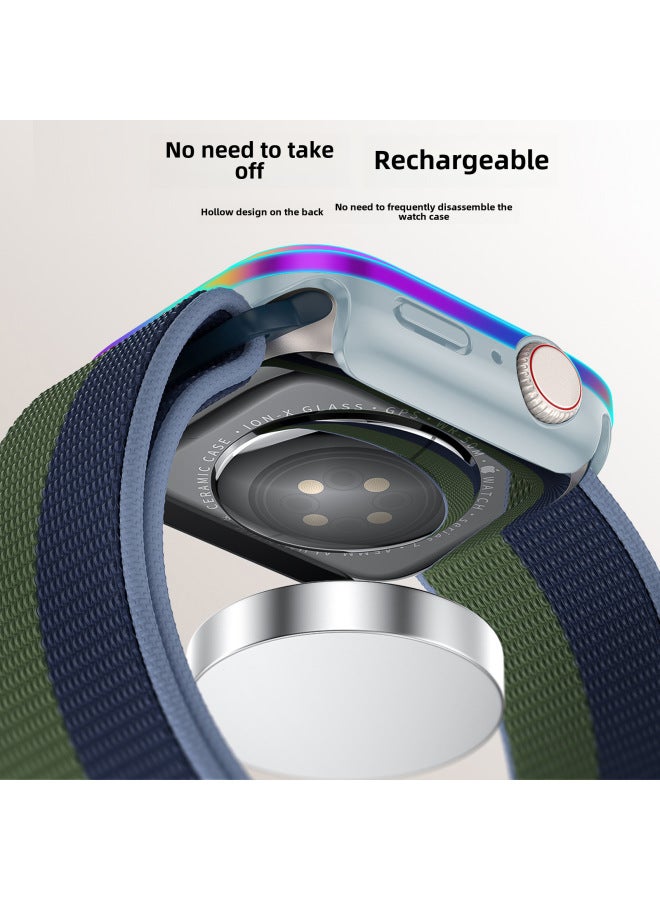 Chuangxin For Apple Iwacth9/8/7/6/5/4/se Ultra Apple Watch Case Metal Drop Protective Cover - Image 4
