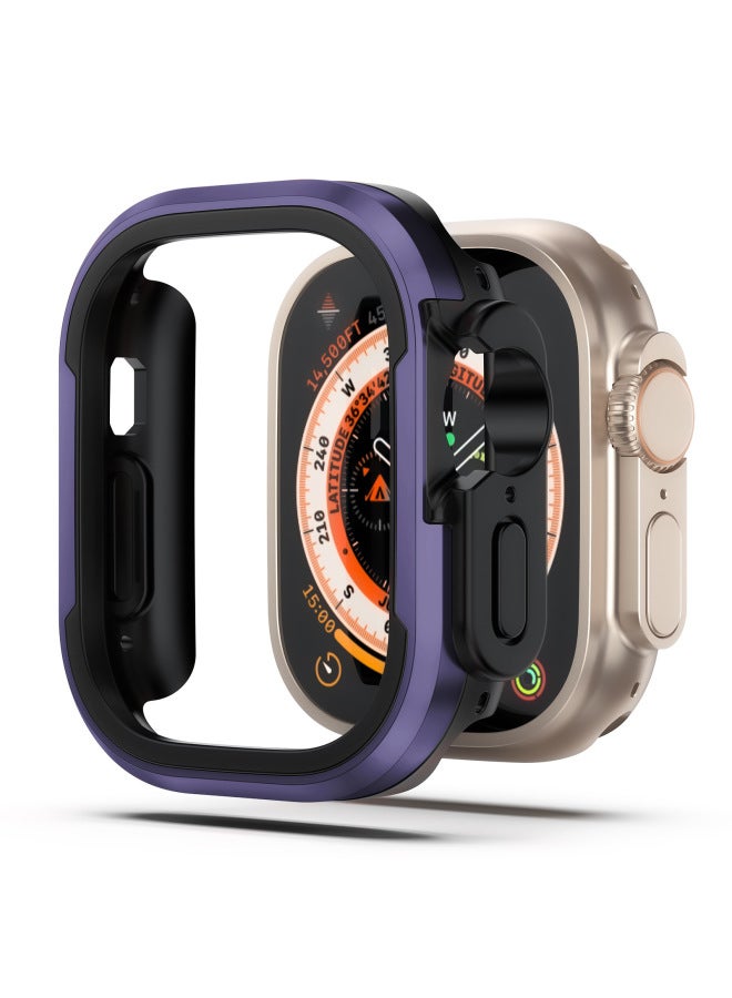 Chuangxin For Apple Iwacth9/8/7/6/5/4/se Ultra Apple Watch Case Metal Drop Protective Cover - Image 1