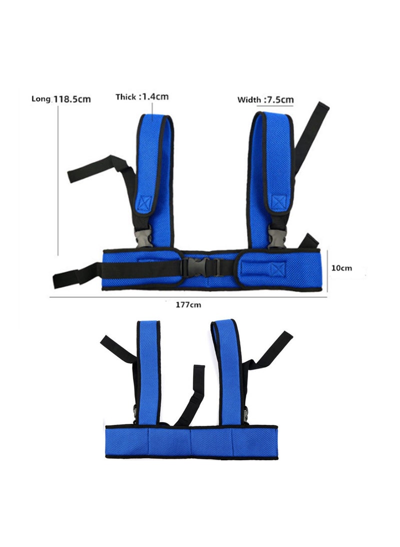 Generic Wheelchair Fall Prevention Safety Seat Belt Shoulder Fixing Straps Nursing Band For Elderly Patients Harness Brace Support Vest  - Image 3