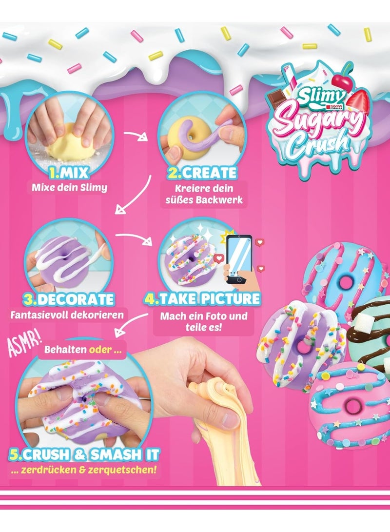 Slimy Sugary Crush™ Bakery Series 1 DIY ASMR Donuts Creation Set, Safe Non-Toxic, BPA & Gluten Free - Image 5